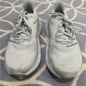 New Balance Light Gray Athletic Sneakers